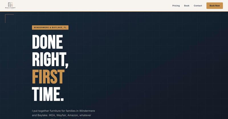 Build It Right homepage